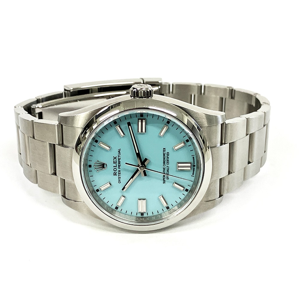 Rolex Oyster Perpetual 36 126000-0006 Stainless Steel with Turquoise Dial 2024