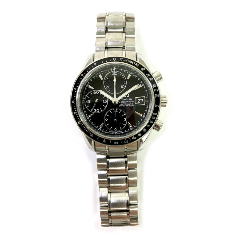 Omega Speedmaster 3210.50.00 40mm chronograph stainless steel watch, black dial