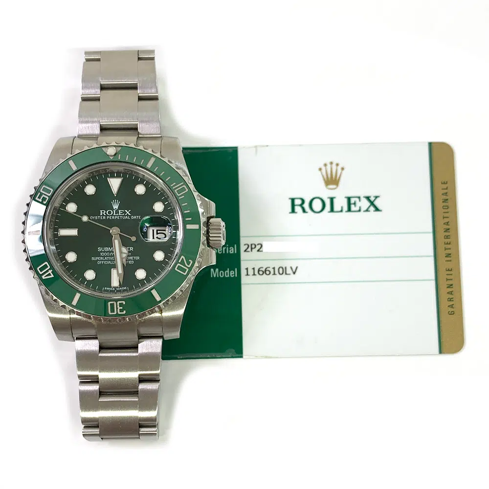 Rolex Green Dial Submariner Date 116610LV Stainless Steel Watch – image 3
