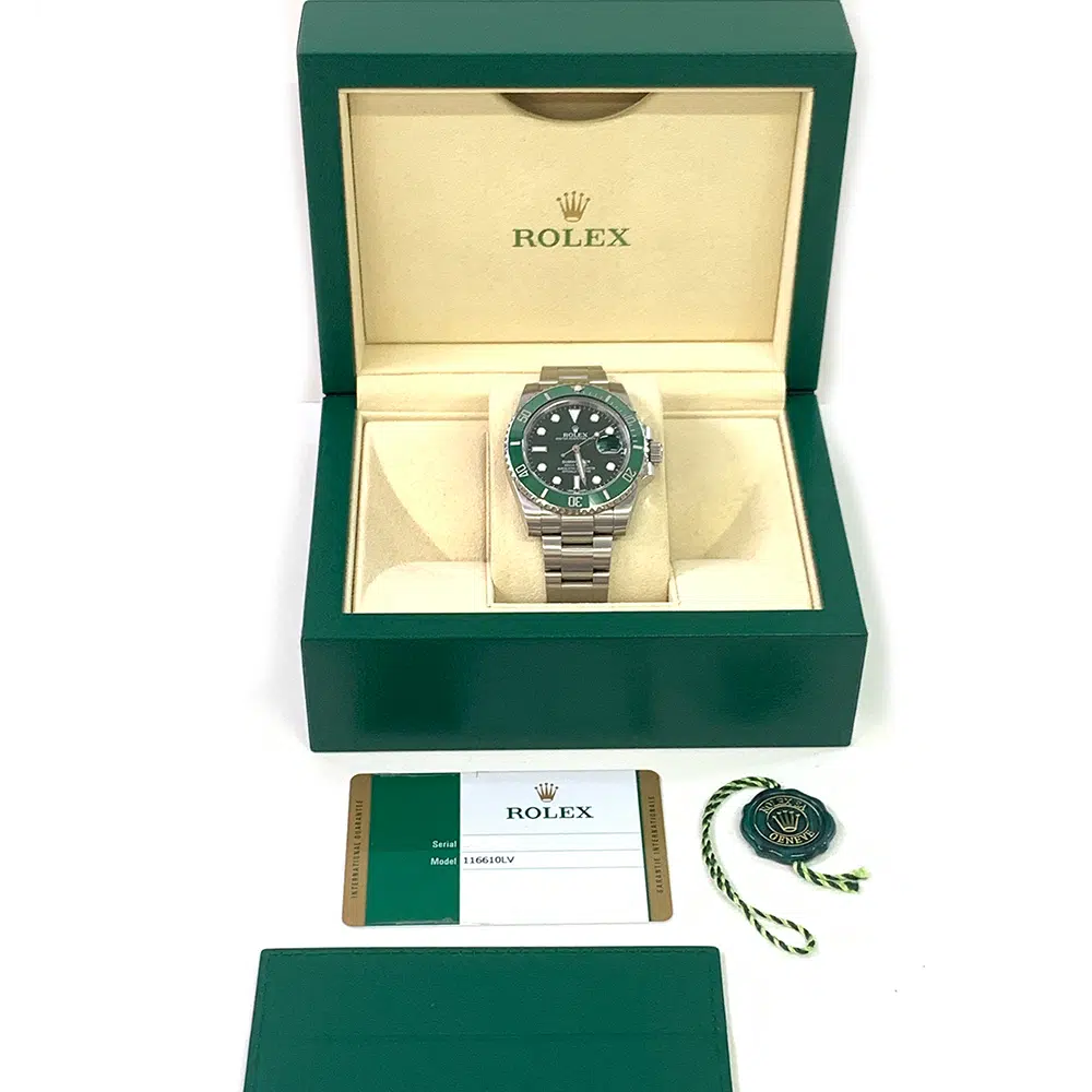 Rolex Green Dial Submariner Date 116610LV Stainless Steel Watch – image 8
