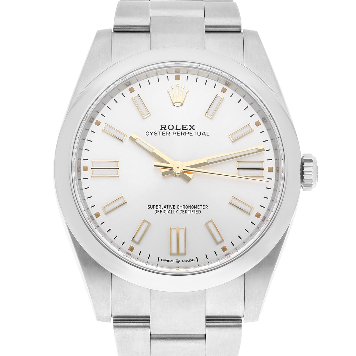 Rolex Oyster Perpetual 41mm 124300-0001 Silver Dial Never Worn 2024 Box And Papers