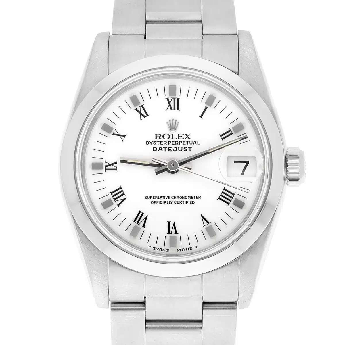 Rolex Datejust 31 Midsize White Dial Stainless Steel Watch Oyster Band 68240 – image 2