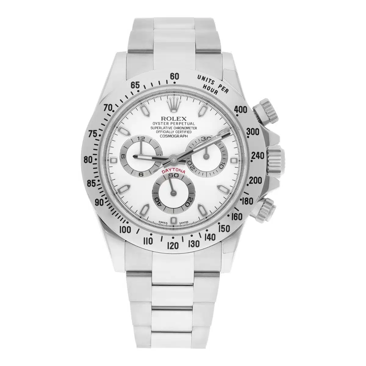 Rolex Cosmograph Daytona Stainless Steel 40mm White Dial Men's Watch 116520 B/P – image 2