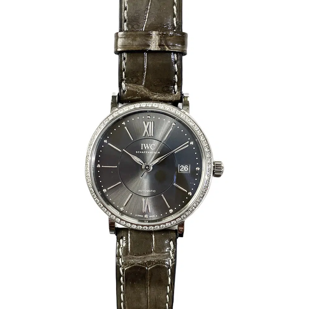 IWC Portofino IW458104 Stainless Steel with Grey Leather Watch 2018 – image 2