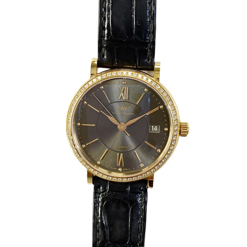 IWC Portofino IW458108 Rose Gold with Black Leather Watch 2018 – image 2