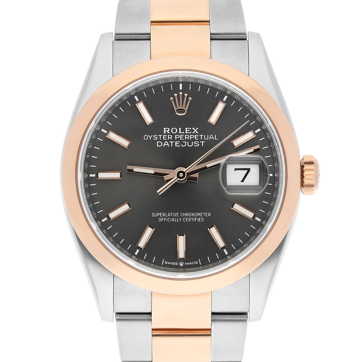 Rolex Datejust 126201 36 MM Grey Dial Pre-owned
