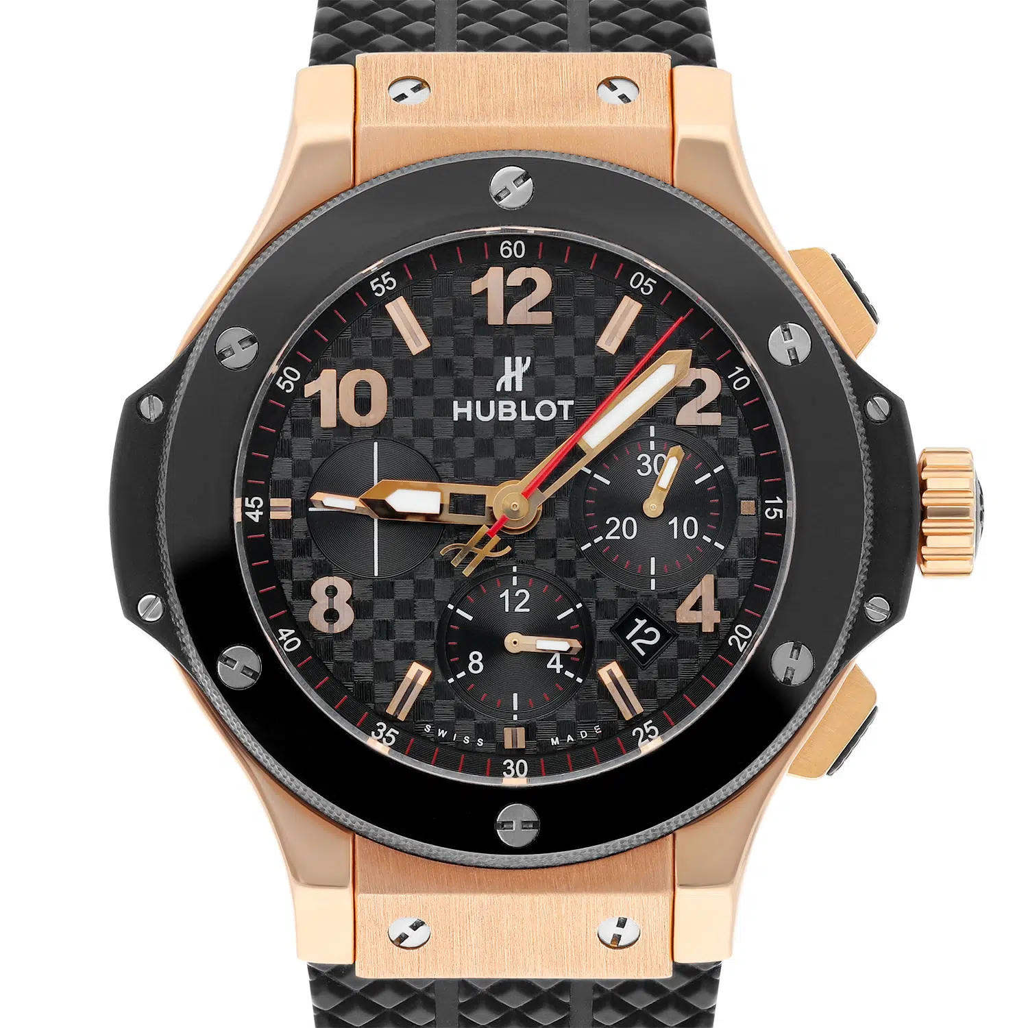 Hublot Big Bang 301.PB.131.RX rose gold watch, dial detail