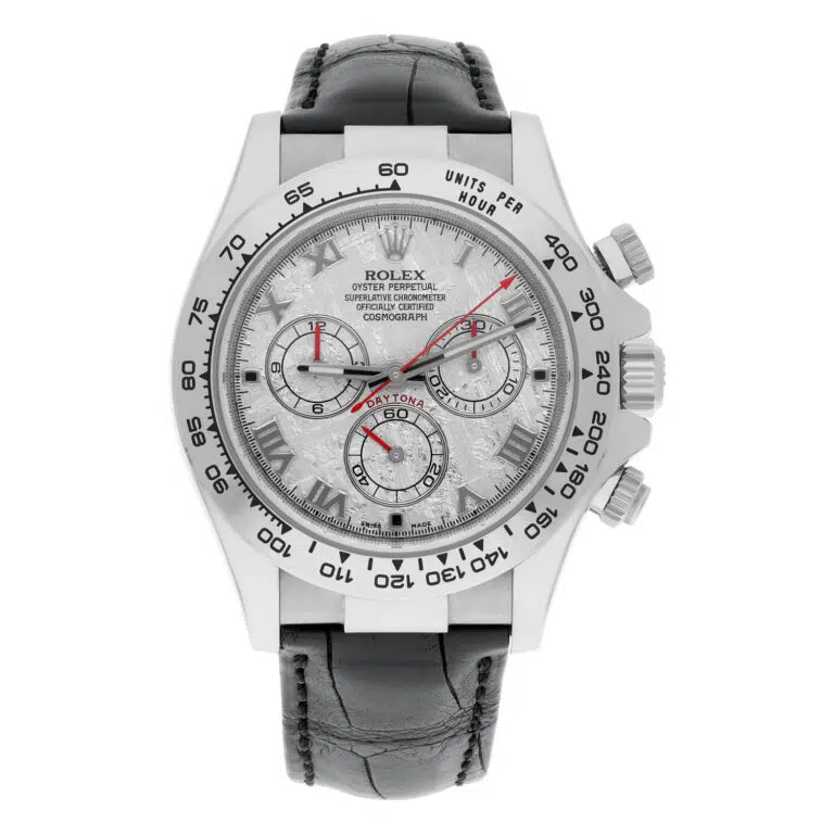 Rolex 116519 Cosmograph Daytona Meteorite Dial White Gold Men's Watch Complete – image 2