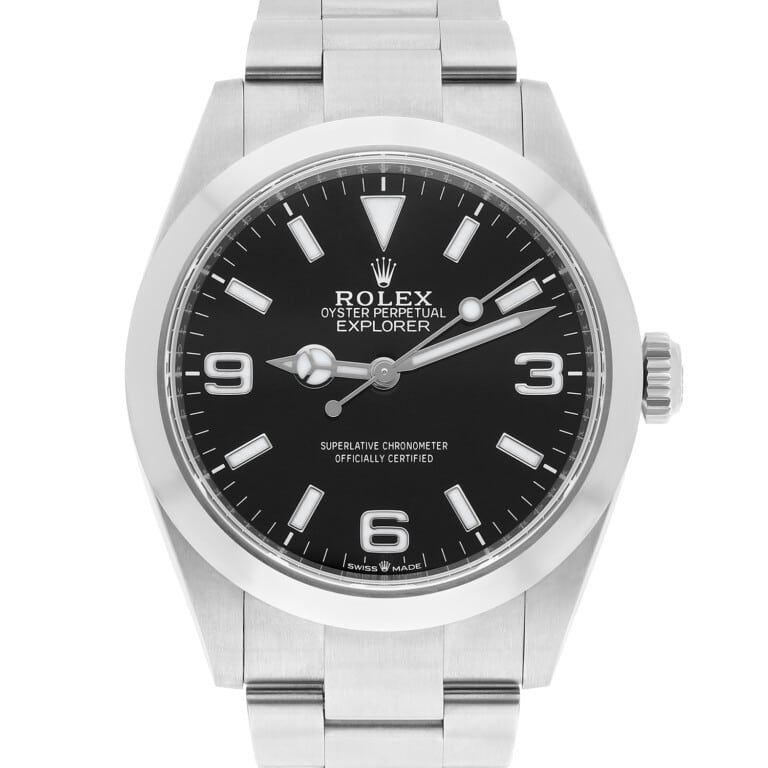 Rolex Explorer Automatic Chronometer Black Dial Men's Watch 224270 Unworn