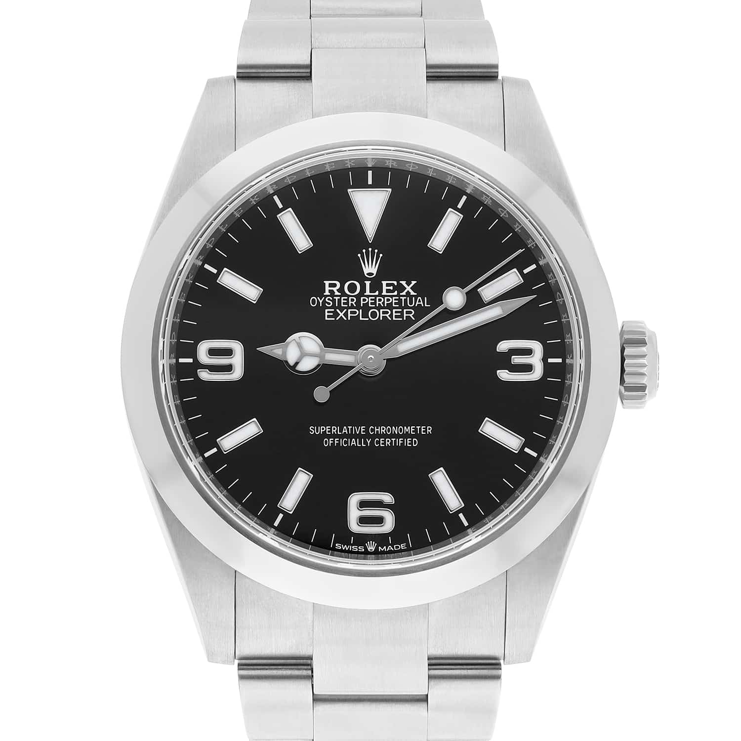 Rolex Explorer Automatic Chronometer Black Dial Men's Watch 224270 Unworn
