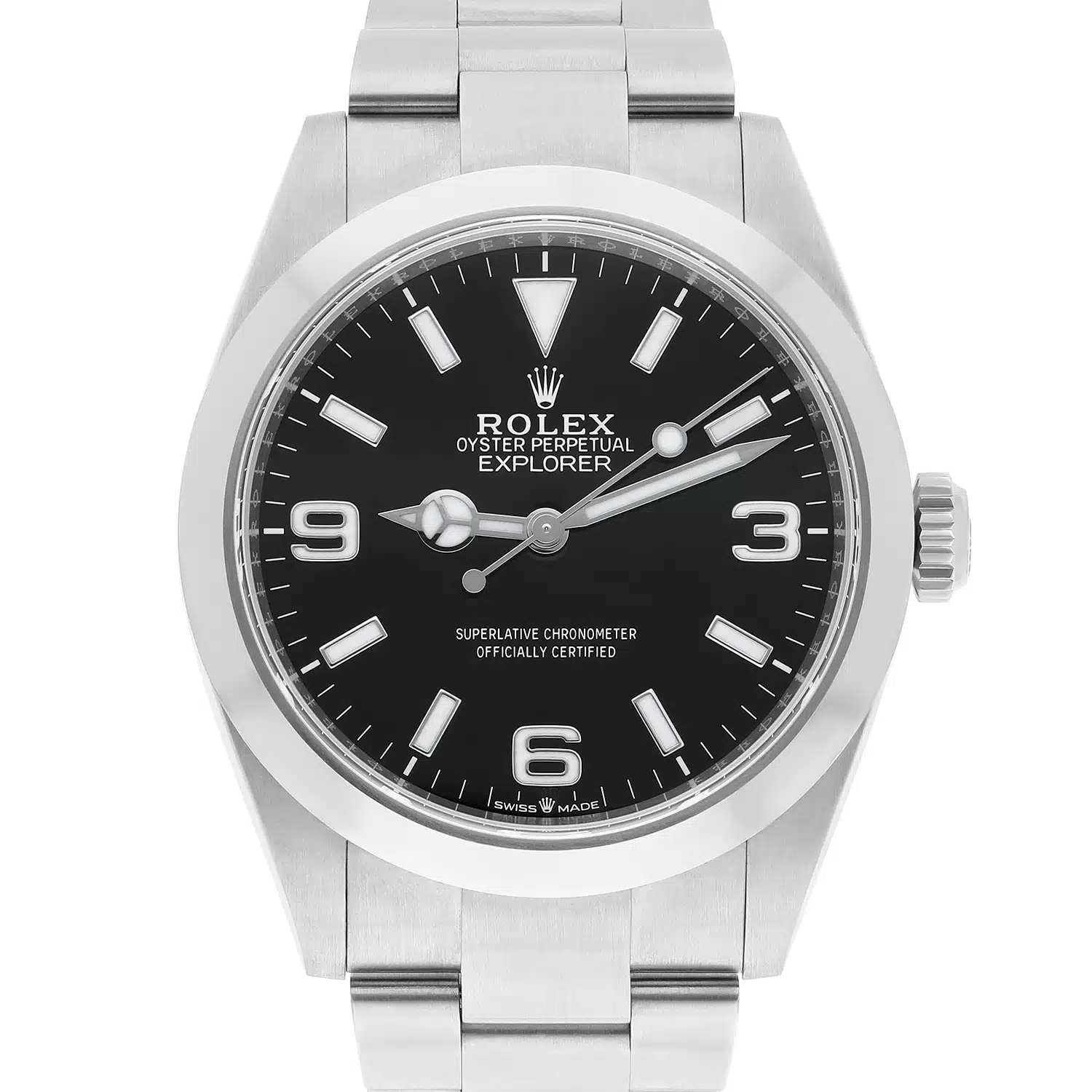 Rolex Explorer Automatic Chronometer Black Dial Men's Watch 224270 Unworn