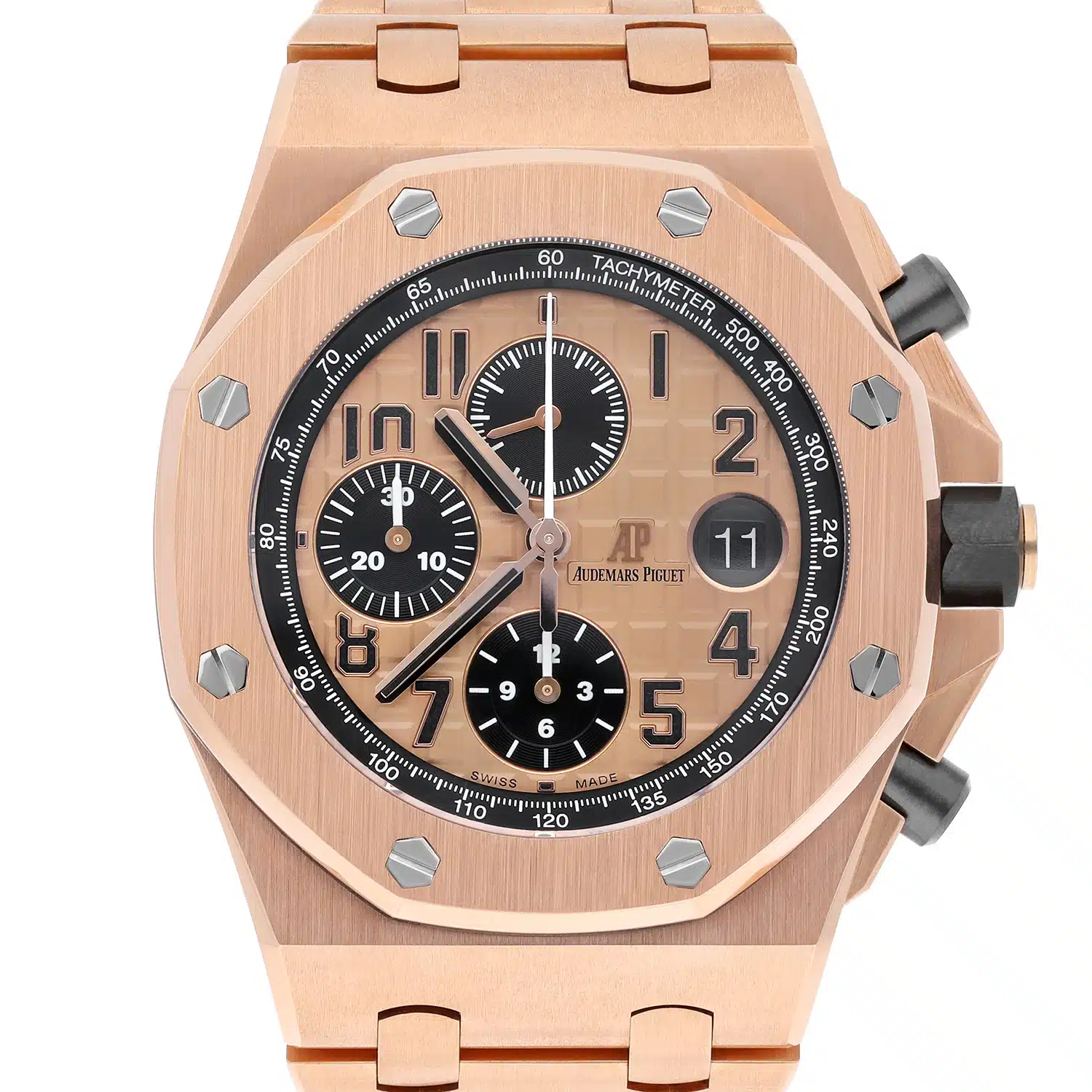 AP Royal Oak Offshore Chronograph 26470OR.OO.1000OR.01 18kt Rose Gold Complete