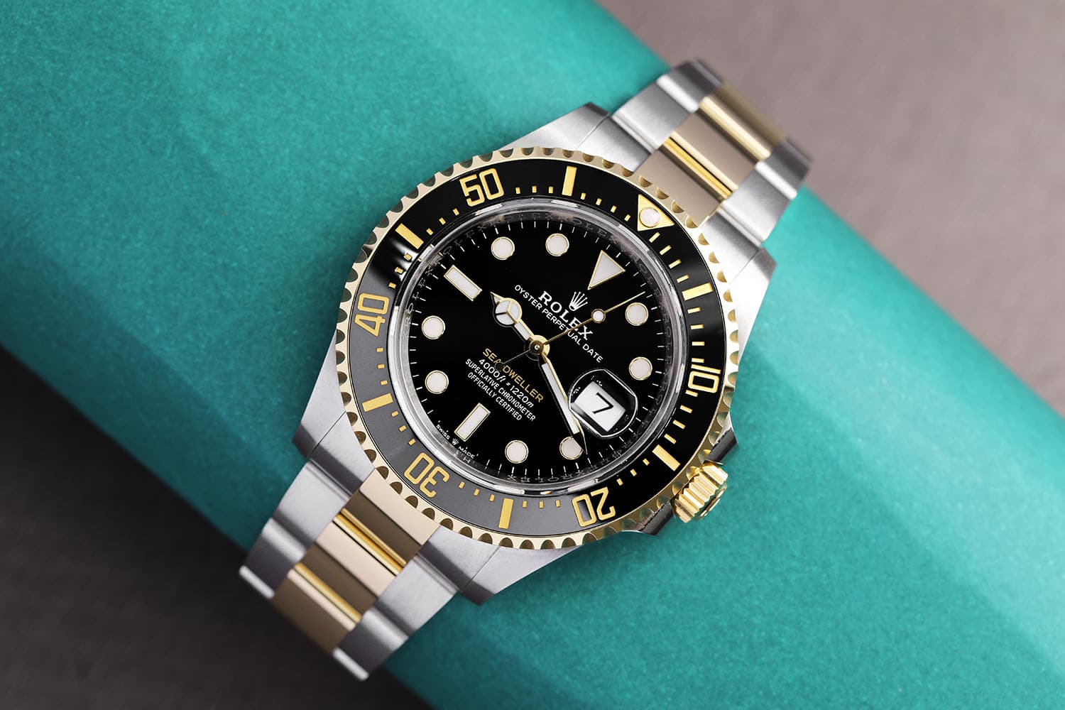 Rolex Sea-Dweller 126603 Stainless Steel with Yellow Gold Watch ( Black Dial )