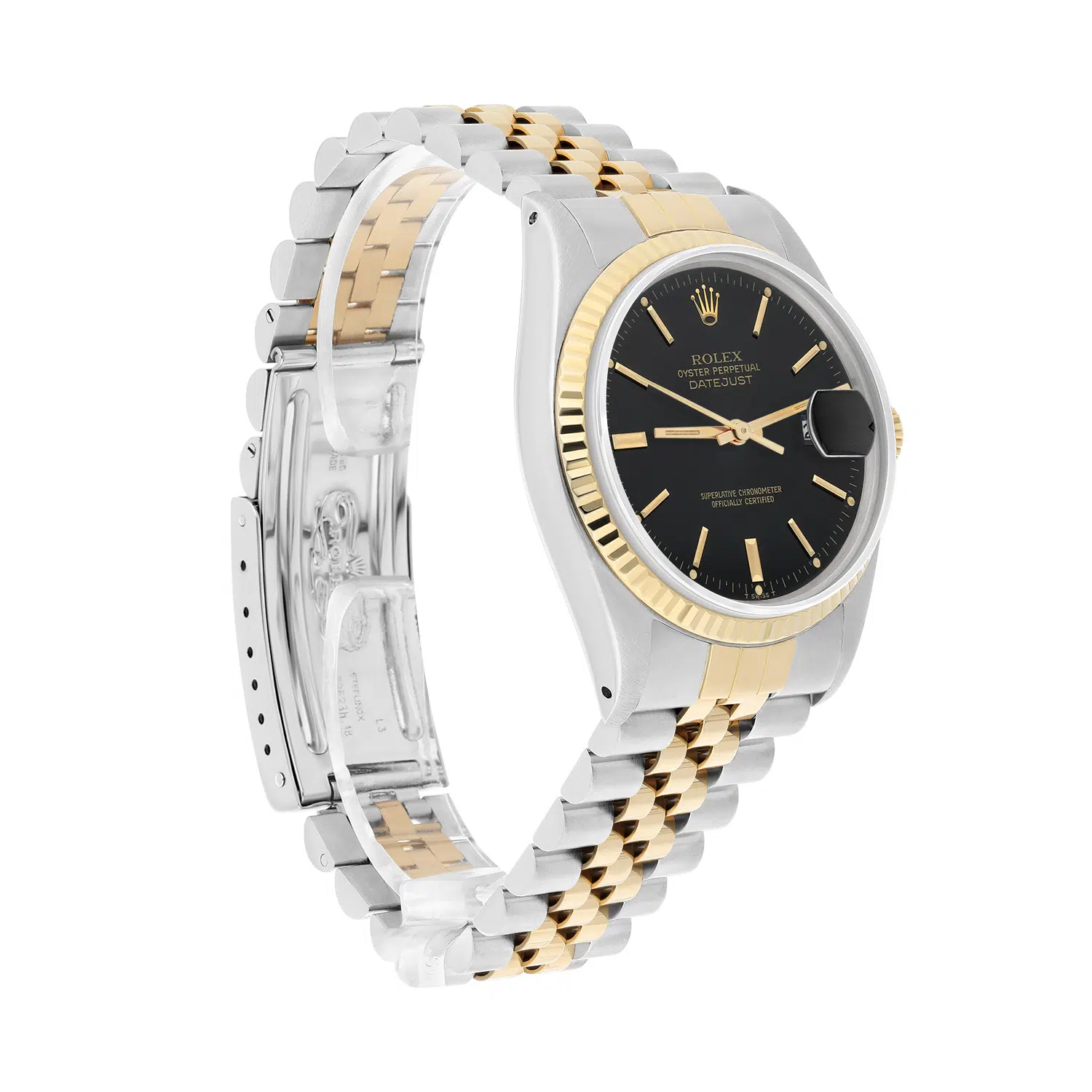 Rolex Datejust 36mm Two Tone Black lndex Dial Jubilee 16013 Circa 1987 Complete – image 2