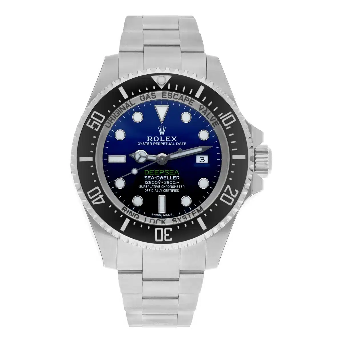 Rolex DeepSea Sea-Dweller 44mm 116660D Stainless Steel Watch Black & Blue Dial James Cameron – image 2