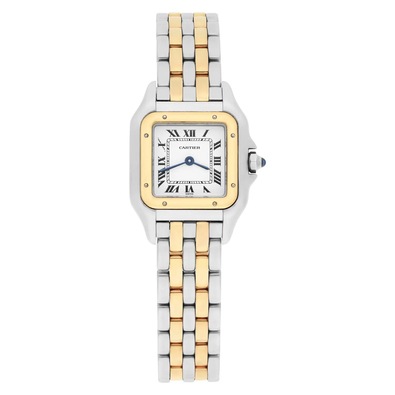 Cartier Panthère W25029b6 Panthere Ladies 18k Yellow Gold And Stainless Steel Quartz Complete Set – image 2