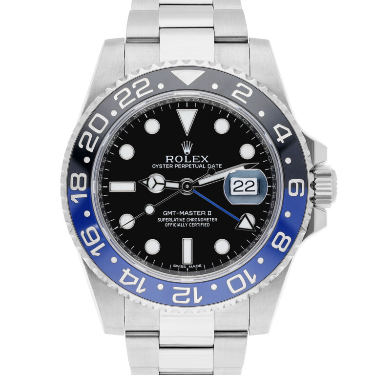 Rolex GMT-Master II 116710BLNR Stainless Steel Watch Batman Mint