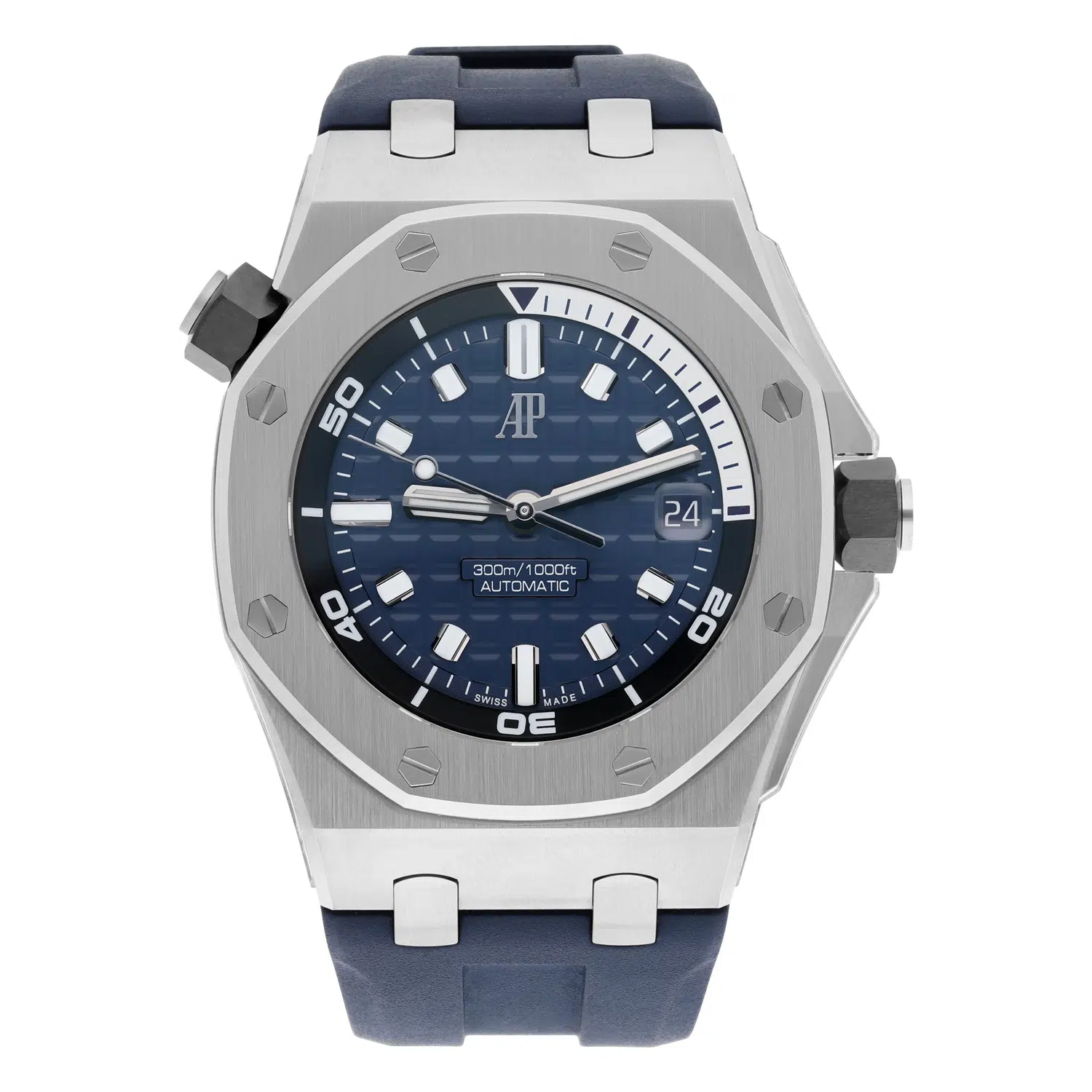 AP Royal Oak Offshore Diver Stainless Steel 42mm Blue Dial
