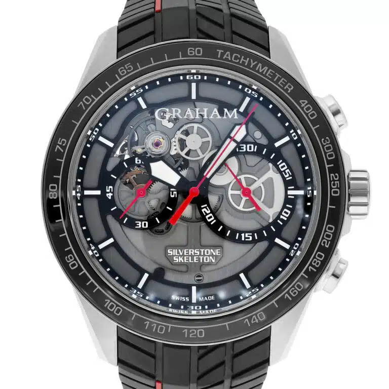 Graham Silverstone RS Skeleton Red Automatic Men's Limited Edition Watch 2STAC1.B01A.K89F