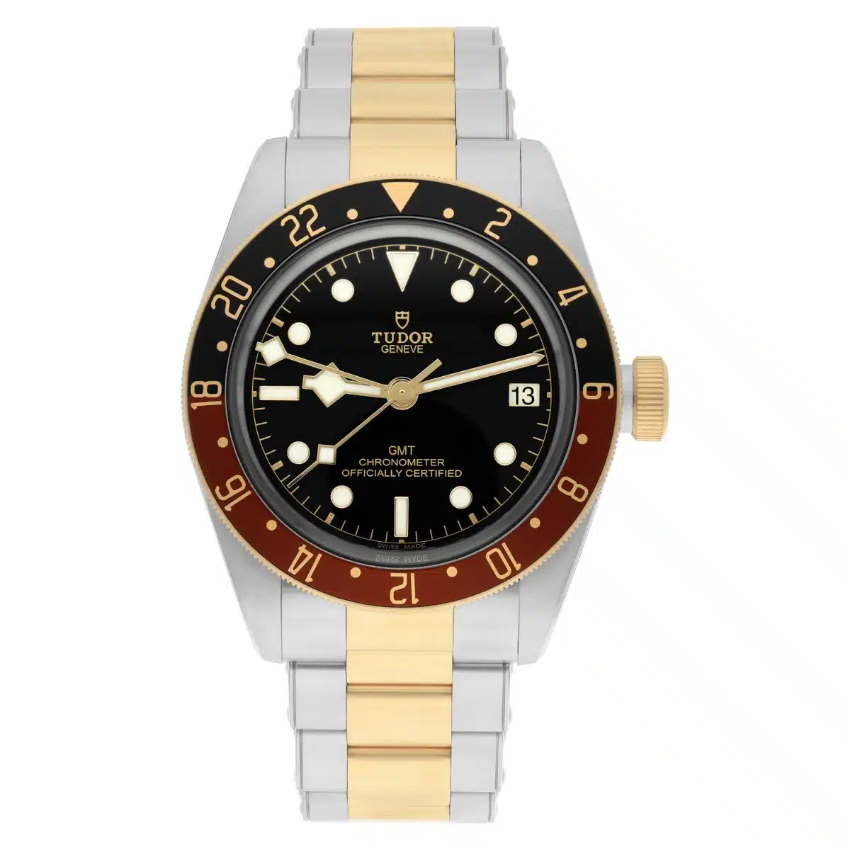Tudor Black Bay GMT Steel and Yellow Gold 41 mm Watch 79833MN Unworn Complete – image 2