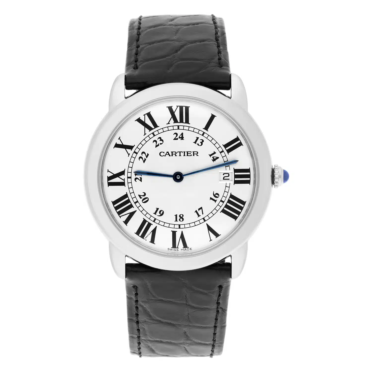 Cartier Ronde Solo de Cartier 36mm Stainless Steel Silver Dial Unisex Quartz Watch W6700255 – image 2