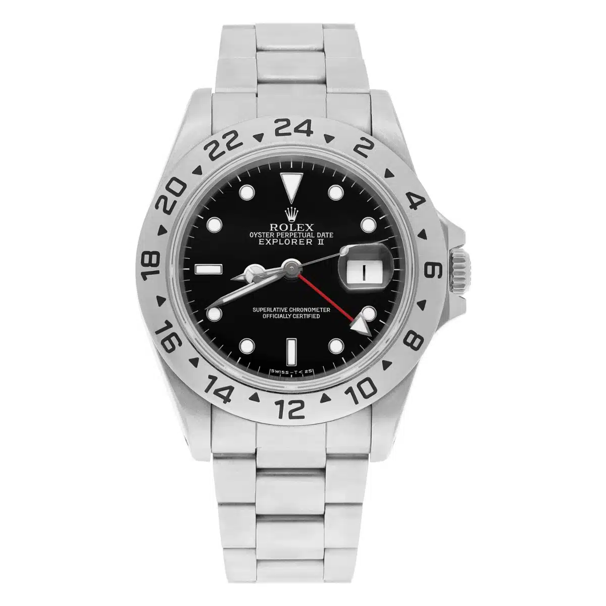Rolex Explorer II 16570 40mm Stainless Steel Black Dial Men's Watch Year 1997 – image 2