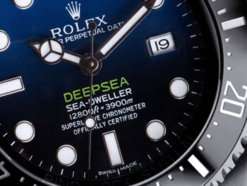 Rolex Sea-Dweller Deepsea PVD/DLC Coated Stainless Steel Watch 116660 (Blue) – alternate view