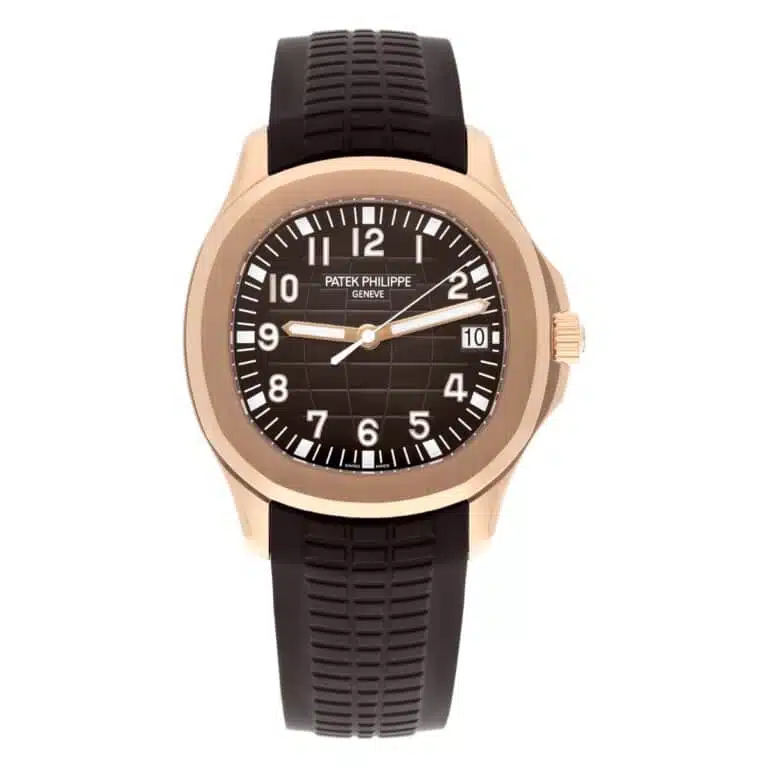 Patek Philippe Aquanaut 5167R Rose Gold With Brown Rubber Watch – image 2