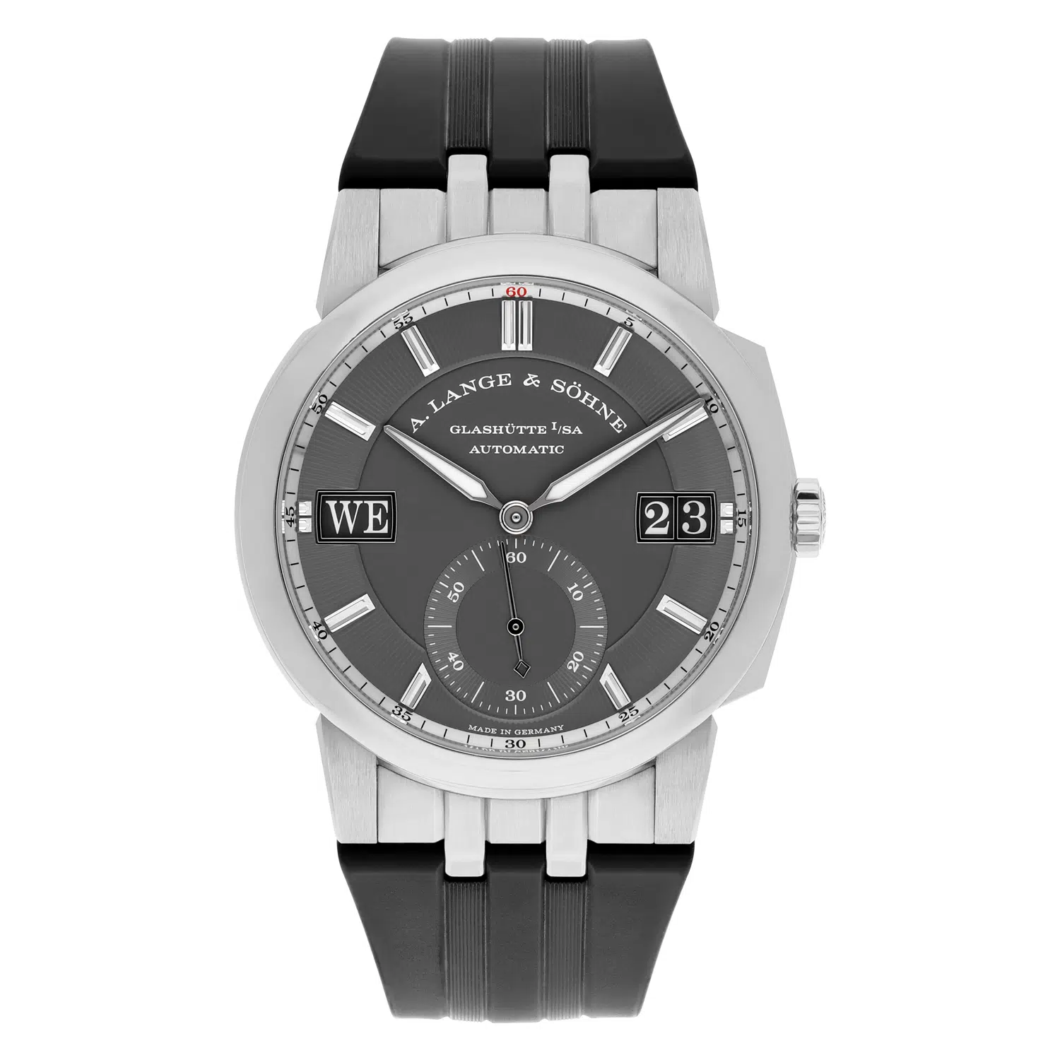 A. Lange & Sohne Odysseus 40mm Automatic Gray Dial White Gold Mens Watch 363.068 – image 2