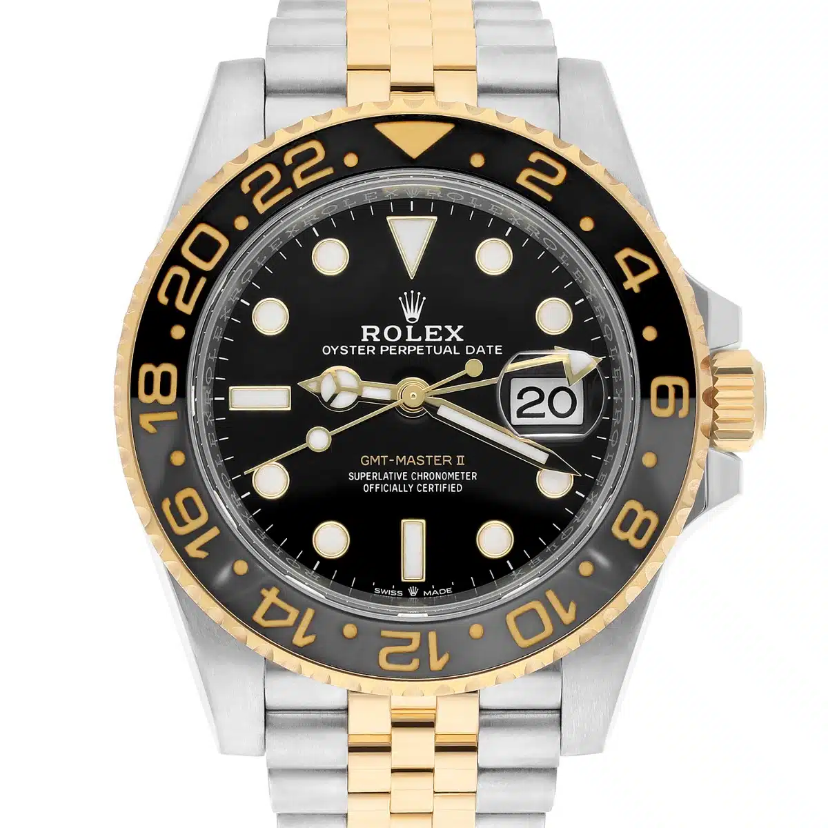 Rolex GMT-Master II 126713GRNR Bumblebee Gold and Stainless Steel Jubilee