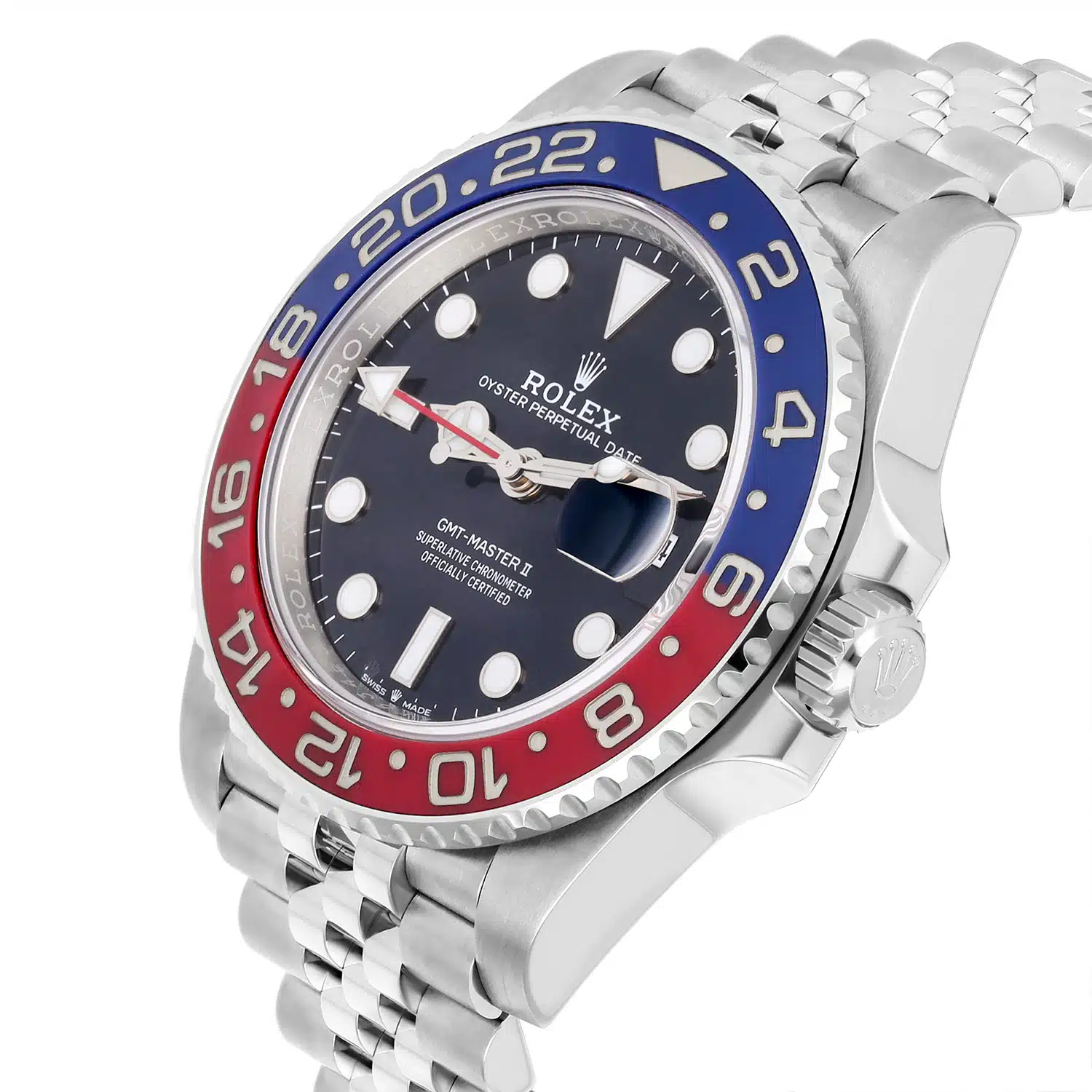 Rolex GMT-Master II Steel & Ceramic "Pepsi" Jubilee Watch 126710BLRO Complete – image 6
