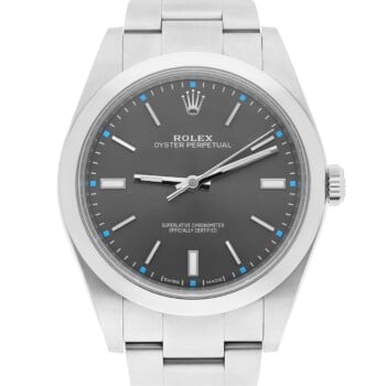 Rolex Oyster Perpetual 114300 Blue Dial Oyster Bracelet Box
