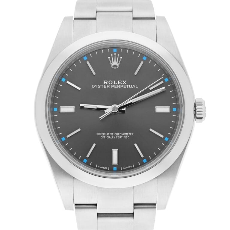 Rolex Oyster Perpetual 114300 Blue Dial Oyster Bracelet Box