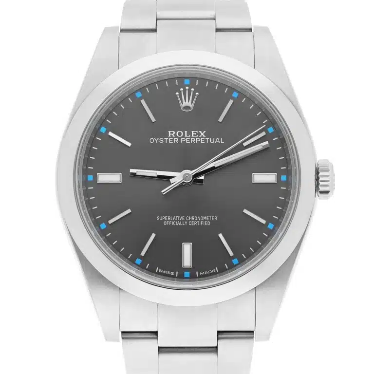 Rolex Oyster Perpetual 114300 Grey Dial Oyster Bracelet Stainless Steel