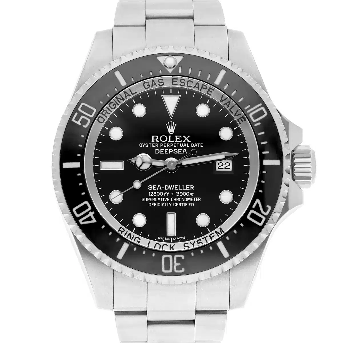 Rolex Black Dial Sea-Dweller 44mm 116660 Stainless Steel Oyster Watch 2012 – image 2