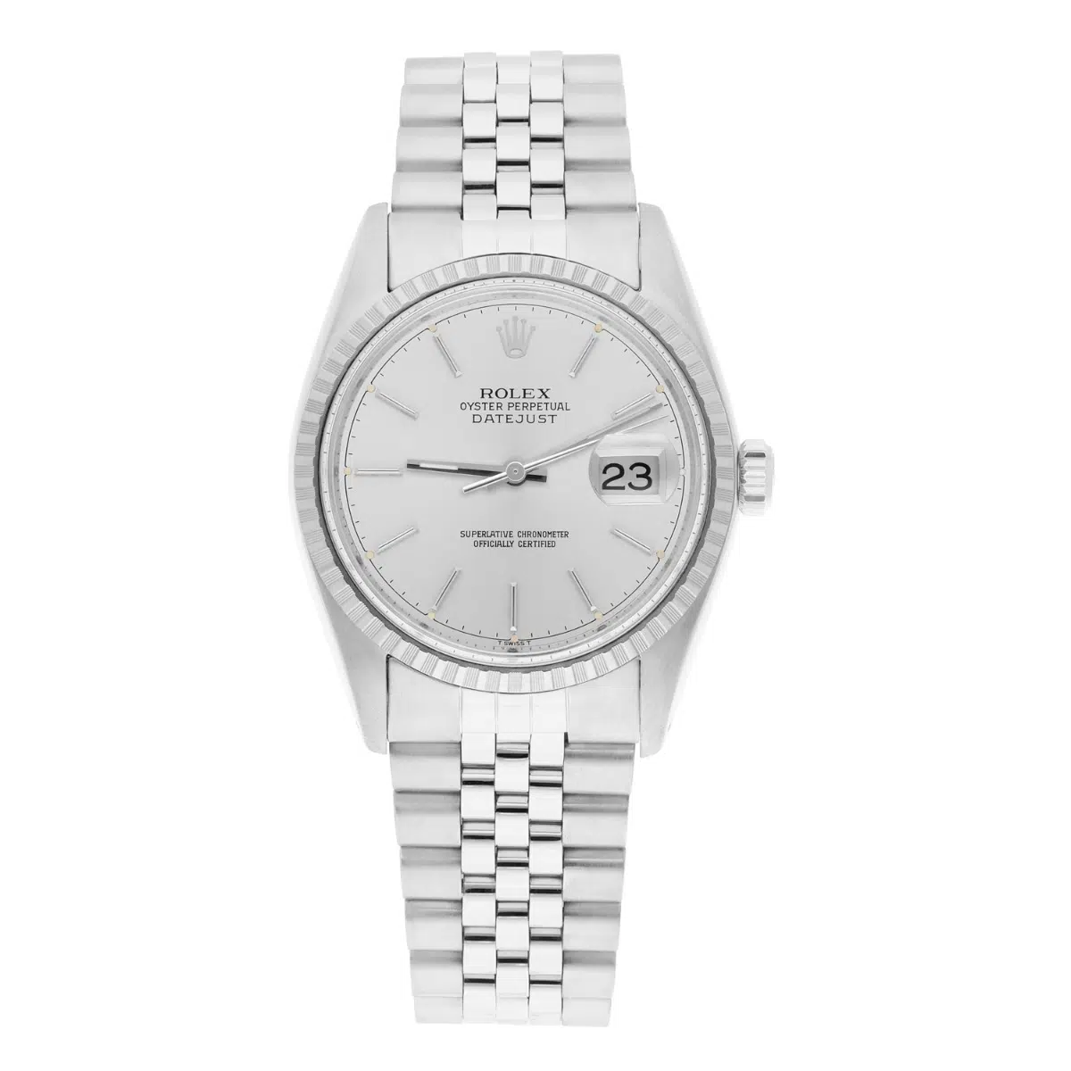 Rolex Datejust 16030 36mm Stainless Steel Silver Index Dial, Circa 1982