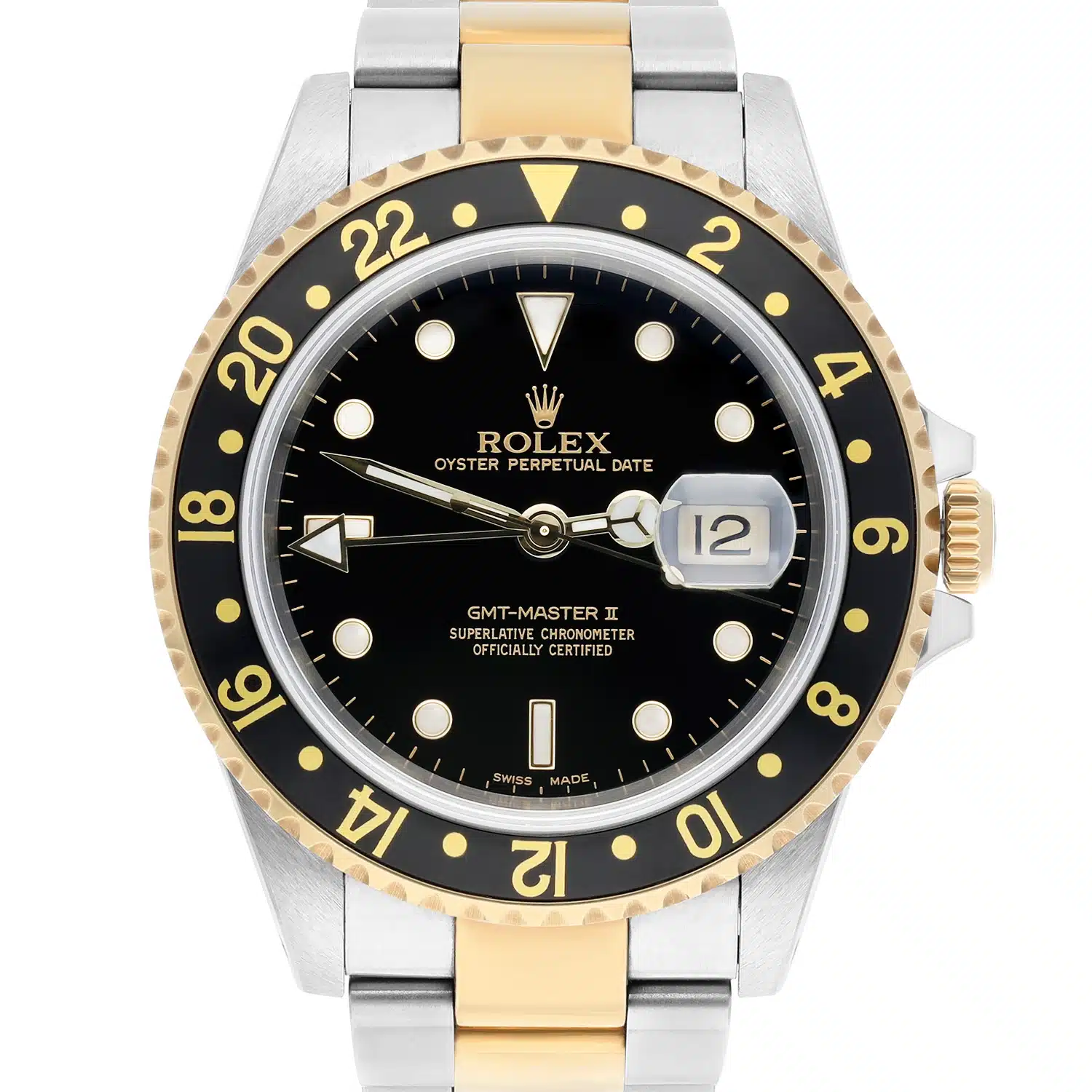 Rolex GMT-Master II 16713 18K & Stainless Steel Black Dial 40mm Watch – image 2