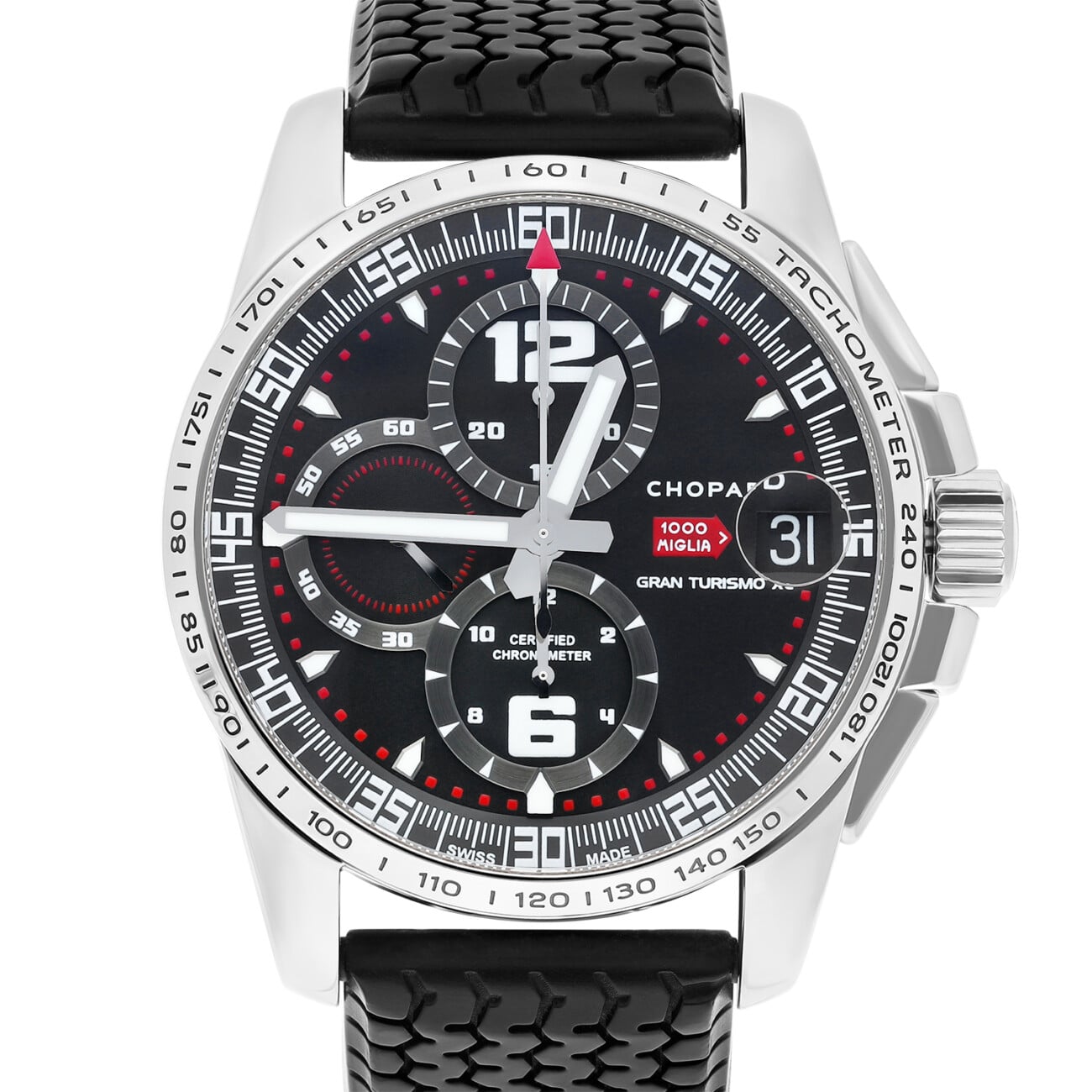 Chopard Mille Miglia Gt Xl Black Dial Chronograph Automatic Steel 44MM 16/8459