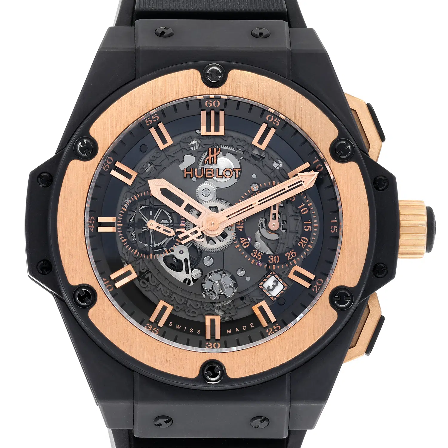 Hublot King Power 701.CO.0180.RX 48 MM White Dial Pre-owned