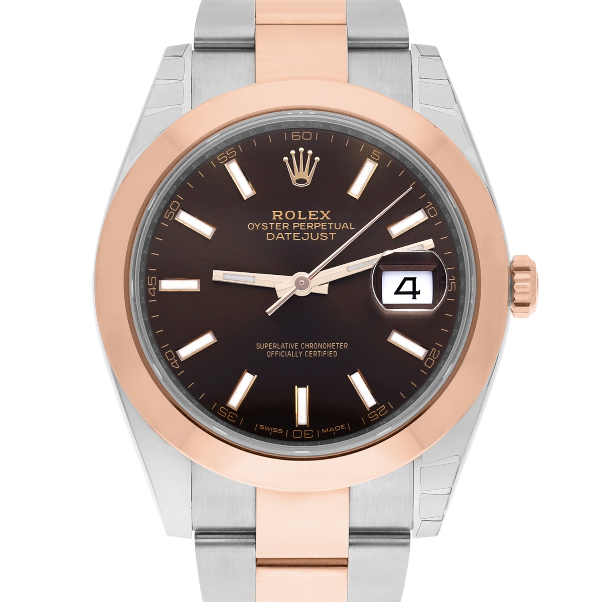 Rolex Datejust 41mm 126301 Stainless Steel/Rose Gold Jubilee Mens Watch