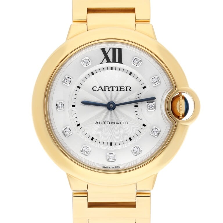 Cartier Ballon Bleu 36mm 18K Yellow Gold with Diamond Dial 3002