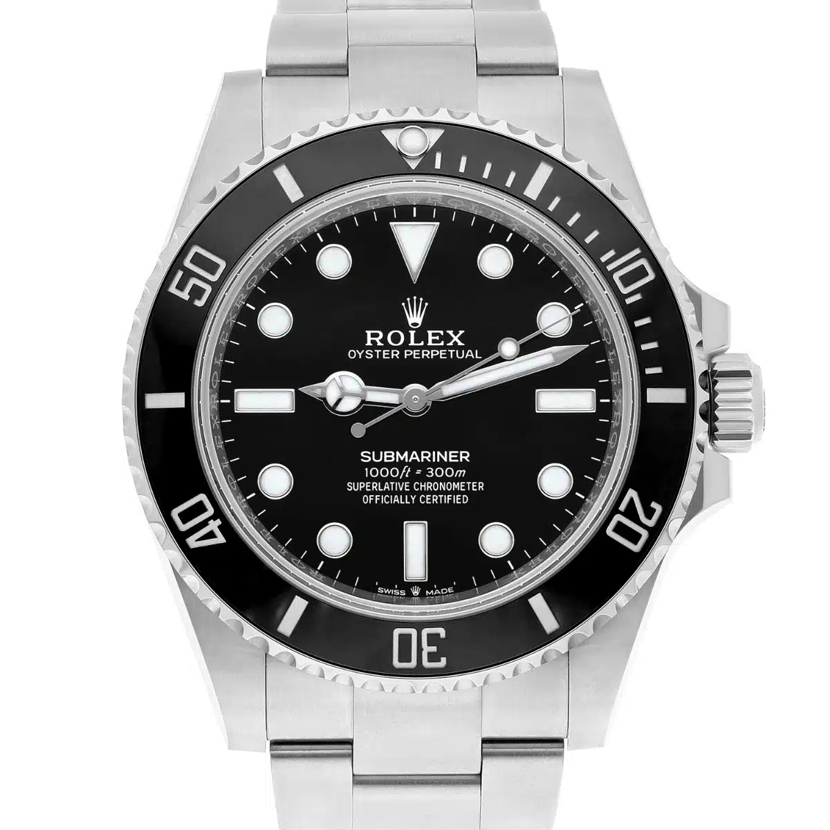 Rolex No Date Submariner 124060 41mm Stainless Steel with Black Dial Watch 2021 – image 2