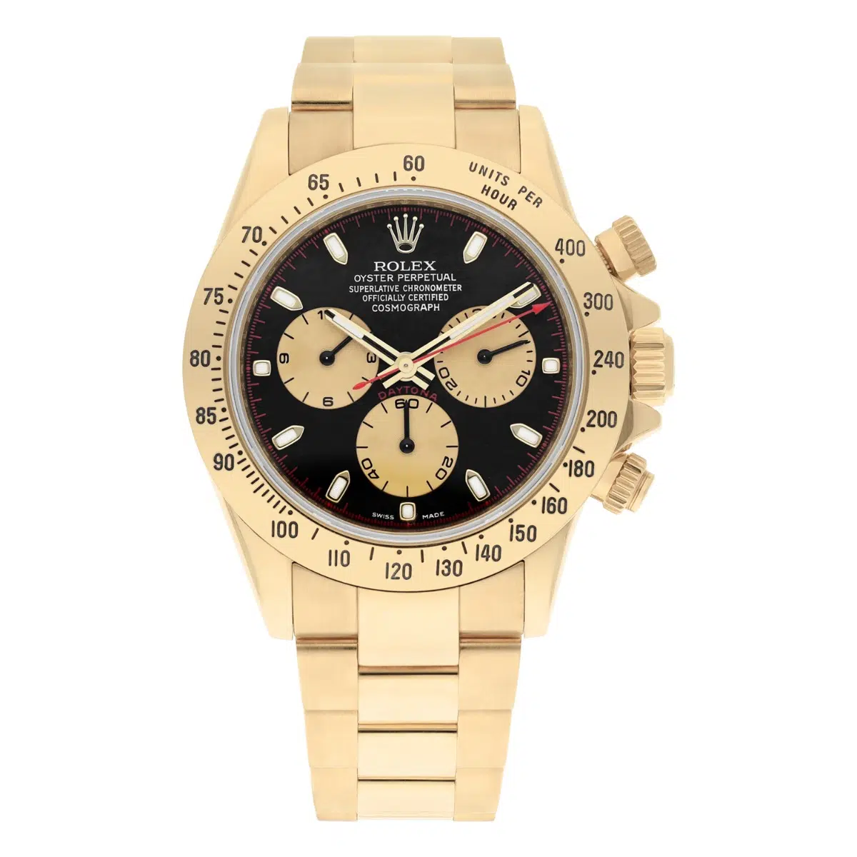 Mint 18K Yellow Gold 40mm Rolex Cosmograph Daytona 116528 Paul Newman – image 2