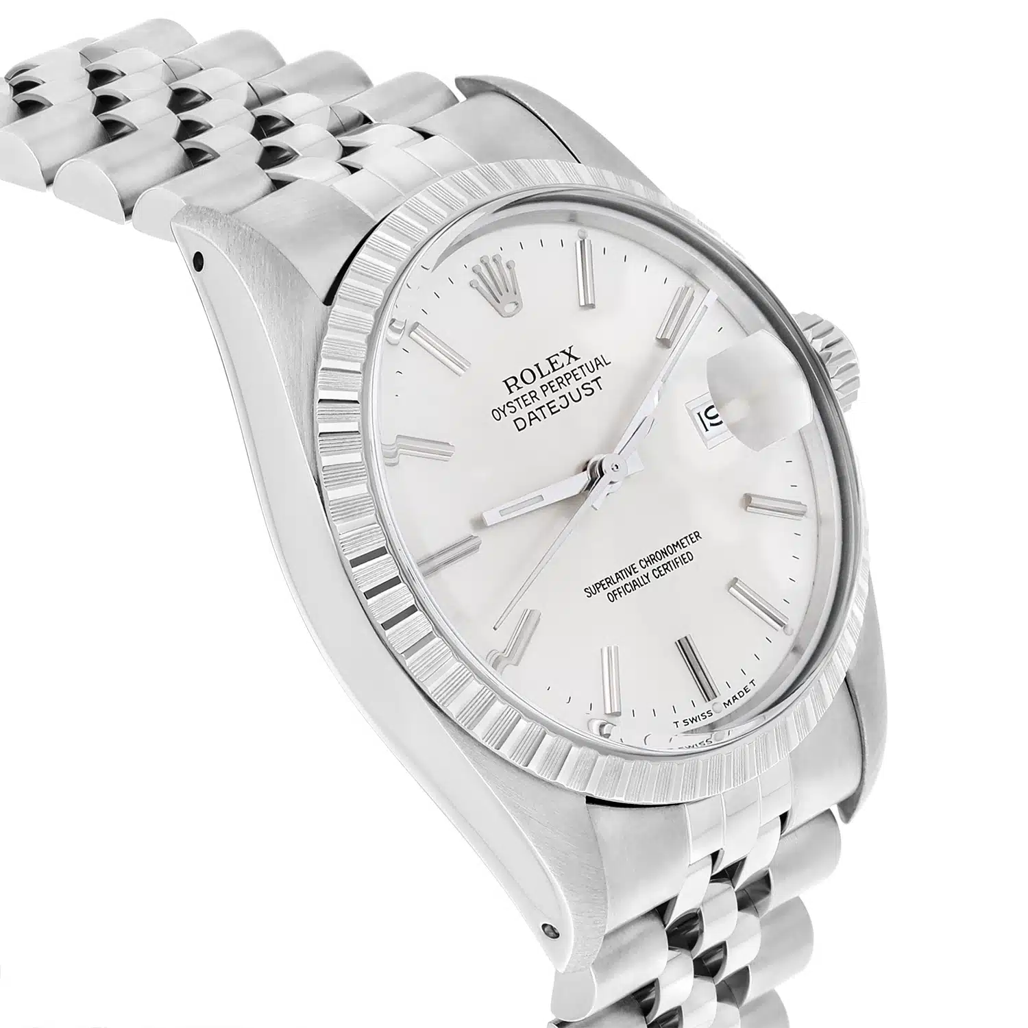 Rolex Datejust 36mm Stainless Steel 16030 Silver Index Dial Jubilee Circa - 1988 – image 3