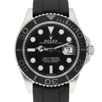 Rolex Yacht-Master 226659 42mm Oysterflex White Gold with Black Dial Watch - 2022