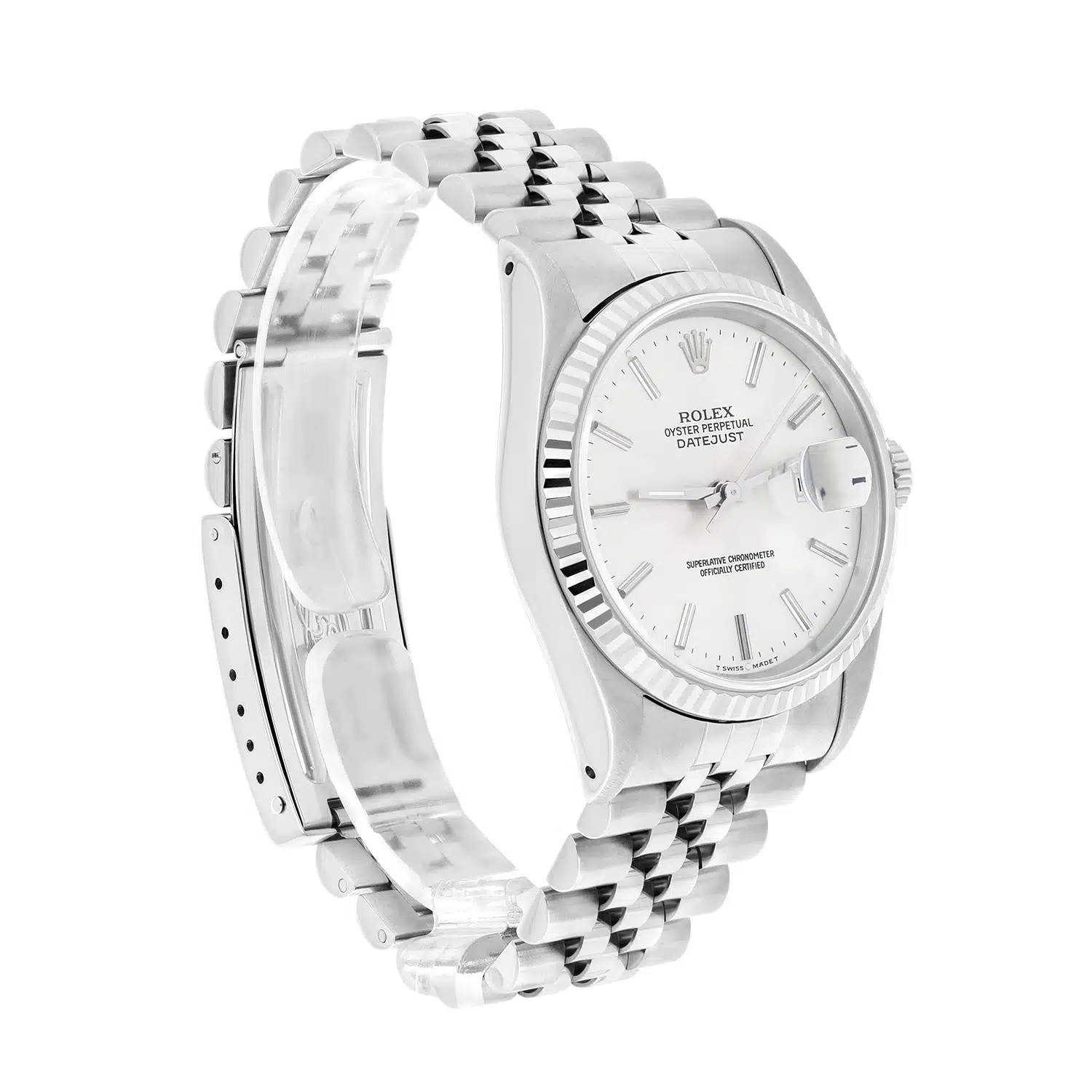 Rolex Datejust 36mm Stainless Steel 16234 Silver Dial, Jubilee Circa 1995 – image 5