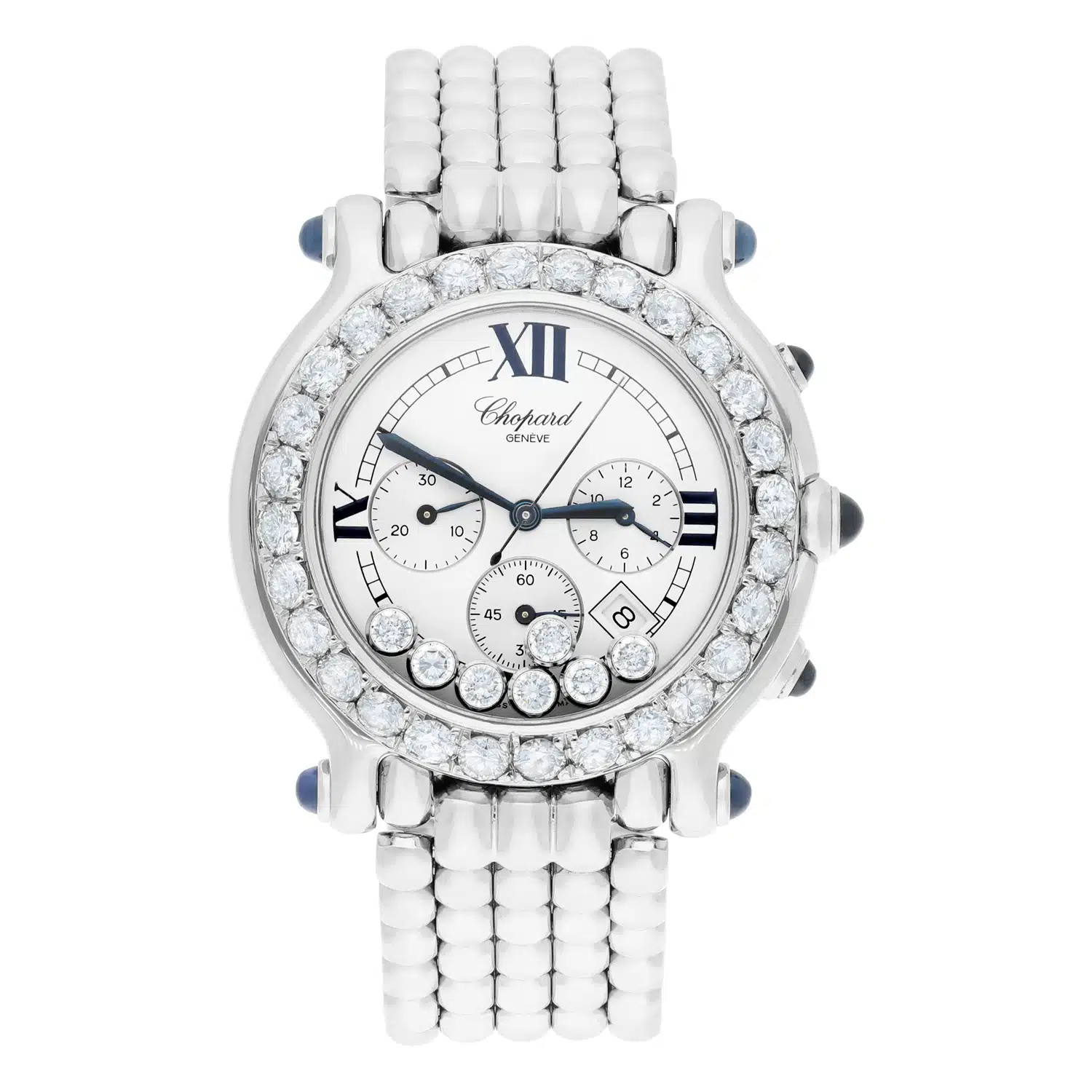 Chopard Happy Sport Chronograph Steel Ladies Watch with Diamonds 38mm 28/8267-23 – image 2