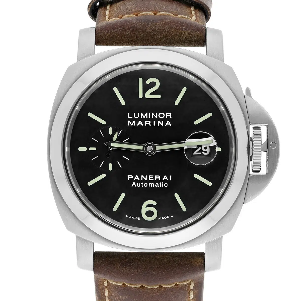 Panerai Luminor Marina PAM00104 Small Second Date Automatic Men's Watch