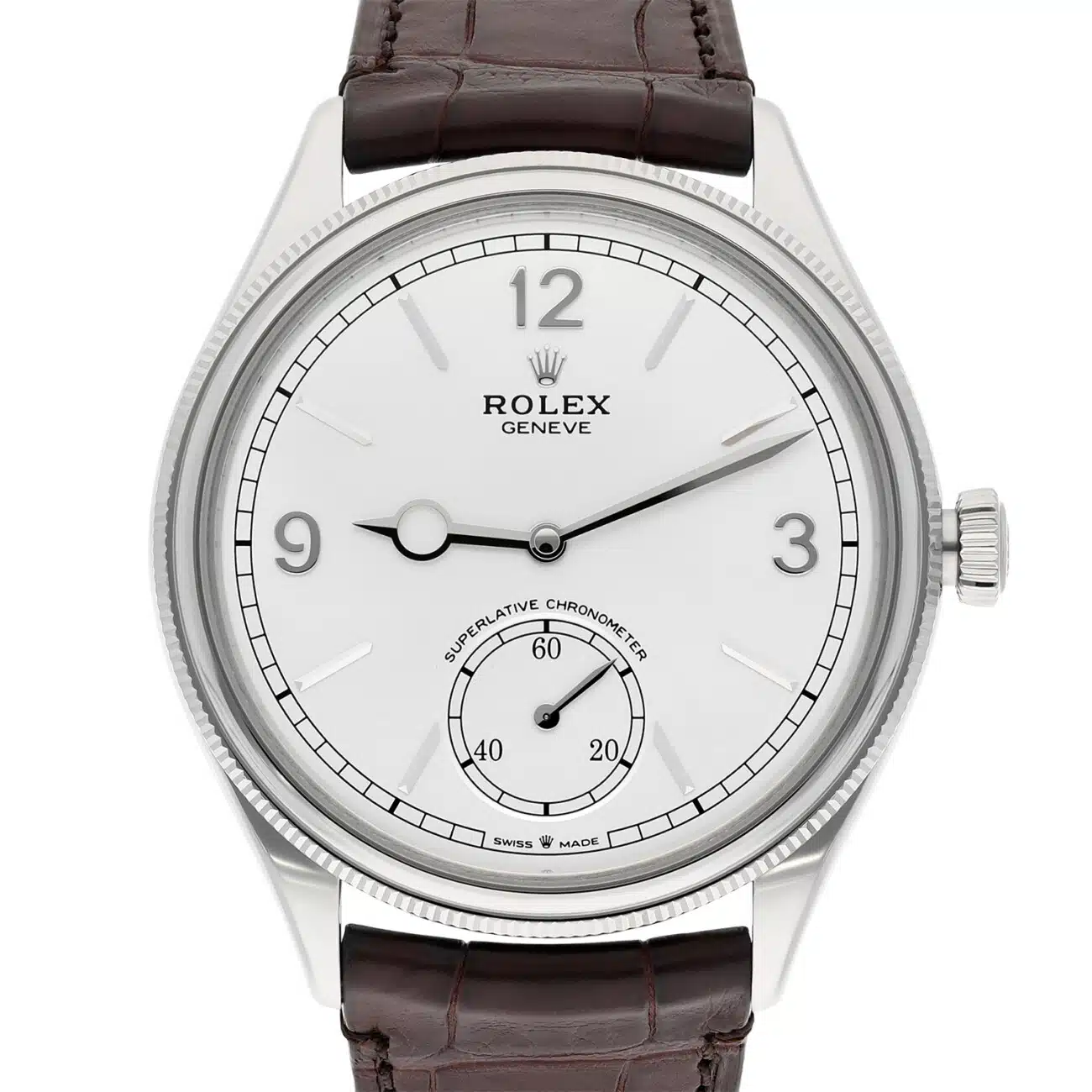 Rolex Perpetual 1908 Ref. 52509-0006 - 18kt White Gold 39mm White Dial