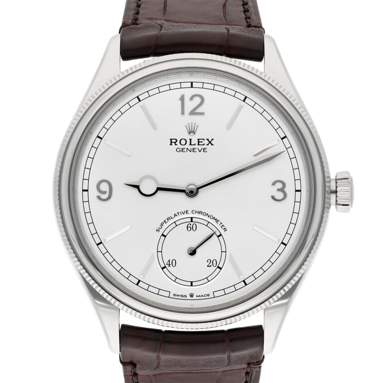 Rolex The Perpetual 1908 reference 52509 18kt White Gold 39mm White Dial Unworn
